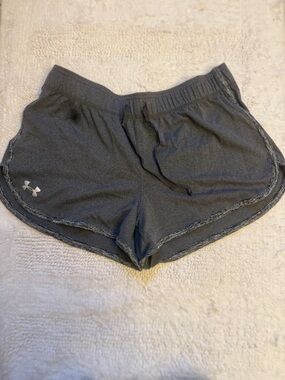Under Armour Women's Charcoal Performance Running Shorts